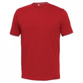 CAMISETA RAPALLO 100% COTONE ROJO 8182 T-XL