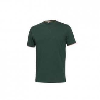 CAMISETA RAPALLO 100% COTONE VDE.OSCURO 8182 T-S