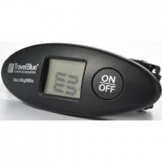 BASCULA DIGITAL PESA EQUIPAJE TRAVEL BLUE