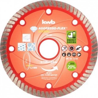 DISCO PORCELANICO D.115X1,2  AKKU-TOP  49721140