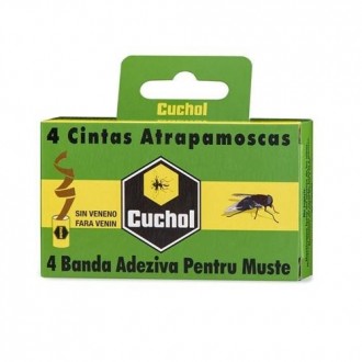 CINTAS ATRAPAMOSCAS CUCHOL 4UDS 37001