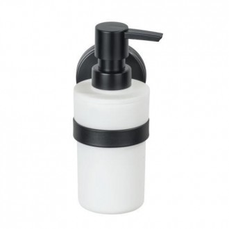 DOSIFICADOR JABON STATIC-LOC® PLUS PAVIA NEGRO