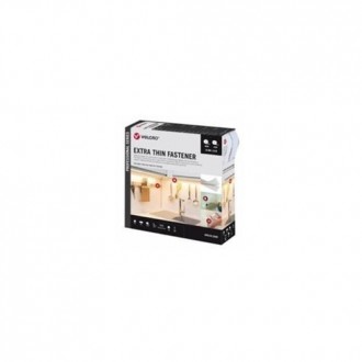 CINTA VELCRO EXTRAFINA BLANCA 20MM ANCHO CAJA 25M.