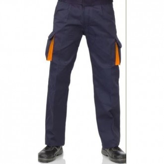 PANTALON ALGODON CARGO MARINO 38 PRGA36AM