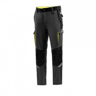 PANTALON TECH TROUSERS GRIS AMARILLO FL TALLA XXL