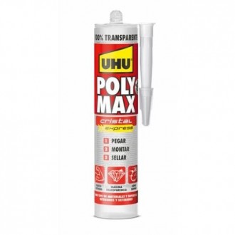 ADHESIVO POLY MAX CRISTAL EXPRESS CARTUCHO 300 GR.
