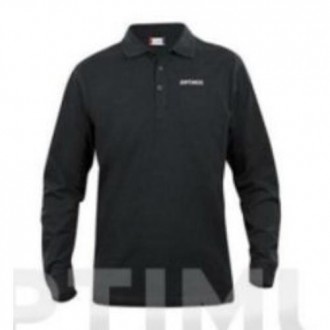 POLO MANGA LARGA OPTIMUS ANTRACITA XL