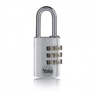 CANDADO COMBIN. ALUM. 40MM. PLATA YE3CB/38/131/S