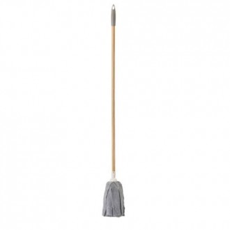 FREGONA MICROFIBRA BAMBOO PRINT GREY CON PALO 9394