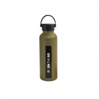 BOTELLA TERMO 750 ML OLIVA INOX ON THE GO 9813-IO