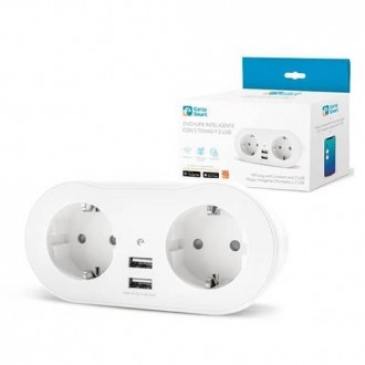 GZ ENCHUFE SMART WIFI 2 TOMAS Y 2 USB 401301