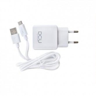CARGADOR USB 5V 2.4A + CABLE TIPO C 1M 37250000