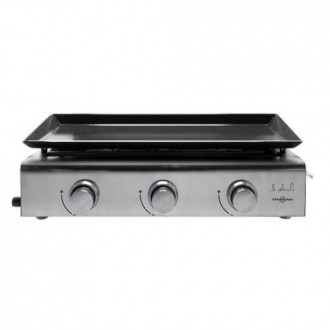 PLANCHA GAS ACERO INOXIDABLE 3 FUEGOS PG310IB