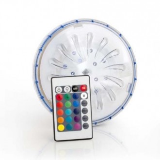 PROYECTOR LED COLOR P/PISCINA ELEV.C/MANDO  PLED1C