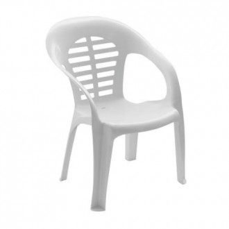 SILLON RESINA RESPALDO ALTO CONFORT BLANCO    8305