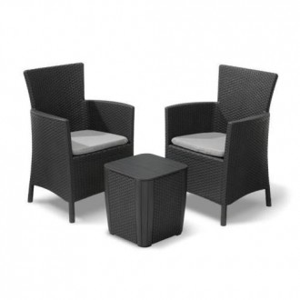 SET IOWA BALCONY GRAFITO  223929