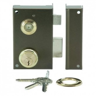 CERRADURA SOBREPONER 56B 60MM HE IZQ REDONDO