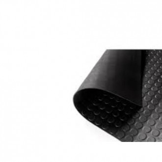 PAVIMENTO CIRCULOS NEGRO CAUCHO 1X10M
