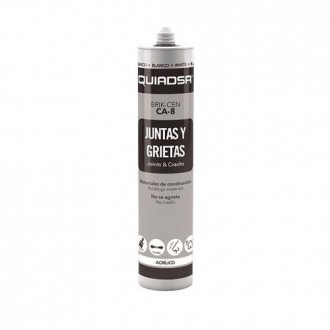 MASILLA ACRILICA 300ML. BRIK- CEN CA-8 NEGRO