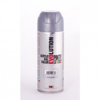PINTURA SPRAY PINTY PLUS PLATA BRILL. EV150 520ML.