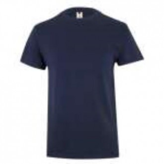 CAMISETA MANGA CORTA 155 G/M2 COLOR NAVY TALLA S