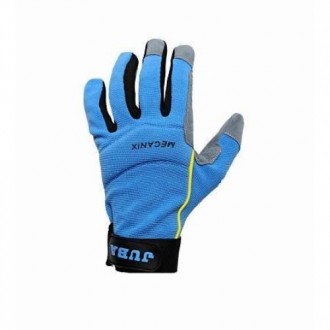 GUANTE MECANICO SINTETICO MECANIX AZUL T/9 PAR
