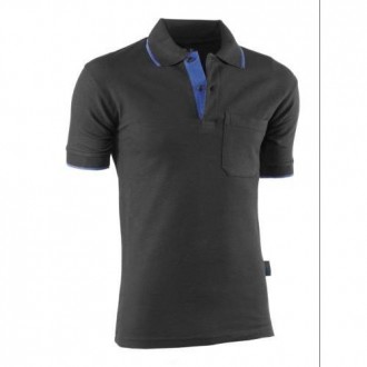 POLO TOP RANGE M/C NGR/AZLN.648  XL