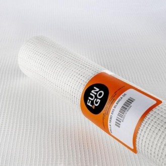 MALLA YESO 5X5 BLANCA DE 1X10M.  50013