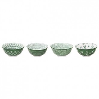BOL PORCELANA SURTIDO "L" VERDE 15CM 691902