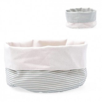CESTA PAN RAYAS RECICLADO OKAPI VINTHERA 20CM