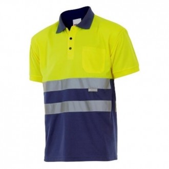 POLO BICOLOR ALTA VISIBILIDAD M/CORTA 173 70 T-  L
