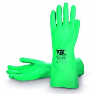 GUANTE SIN SOPORTE NITRILO  9009F QUIMICO VERDE 9