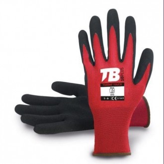 GUANTE POLIESTER S/COSTURAS ROJO 700RMF TOUCH-10