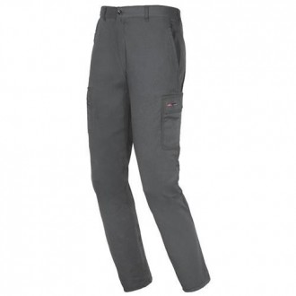 PANTALON ALG.EASY STRETCH GRIS 8038- 3XL