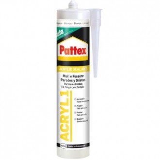 SELLADOR PATTEX ACRILICO BLANCO CARTUCHO 300ML