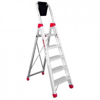 ESCALERA DE TIJERA PROFESIONAL 5 PELDAÑOS DOMUS5