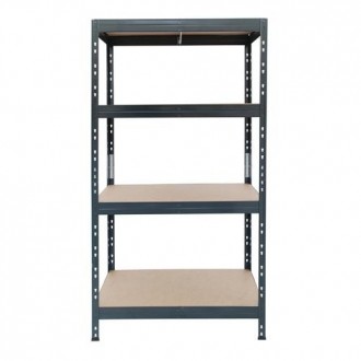 ESTANTERIA RIV S400 4N 180X150X45 R7016 MATE NEGRO