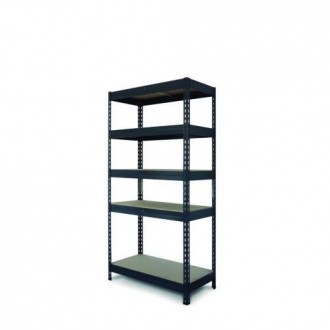 ESTANTERIA METAL/AGLOMERADO RIVET 90/45 ANTRACITA