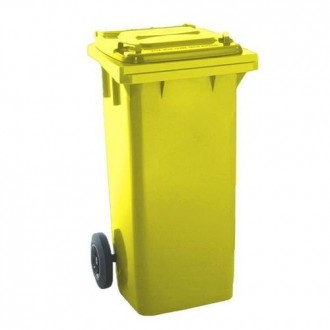 CONTENEDOR 120L. COLOR AMARILLO  04005