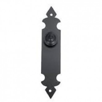 TIRADOR POMO PLACA LISA 30X150 MM.