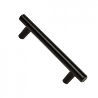 TIRADOR MUEBLE 96 ACERO PINTURA NEGRO MATE  65001N