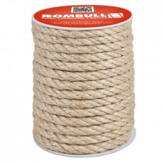 CUERDA CABLEADA SISAL 4 CABOS 6 MM. 25M.