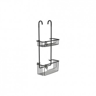 CESTILLO C/ COLGADOR GRIFO 2 ALT ALUMINIUM / BLACK