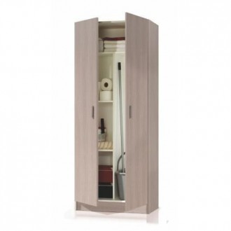 ARMARIO MULTIUSOS 2 PUERTAS ROBLE 180X73X37 07142R