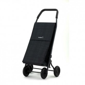 CARRO COMPRA CROSS 4R DENIM NEGRO 45L NO PLEGABLE