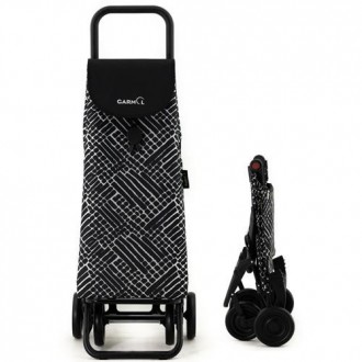CARRO COMPRA G4P BLOCK NEGRO 55L. PLEGABLE