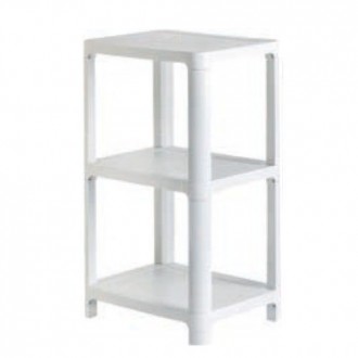 ESTANTERIA RECTANGULAR KLAR 3 S GRIS CLARO