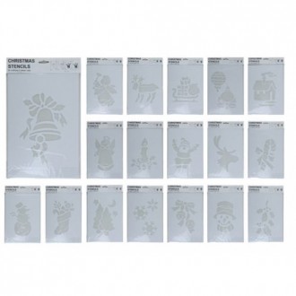 PLANTILLA DECORATIVA MOTIVOS NAVIDEÑOS 35 CMS