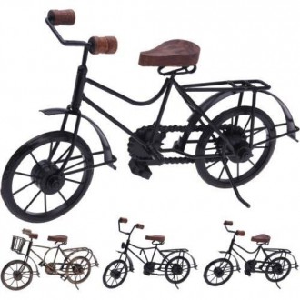 BICICLETA METAL DECORATIVA NEGRA 36CM A78100000