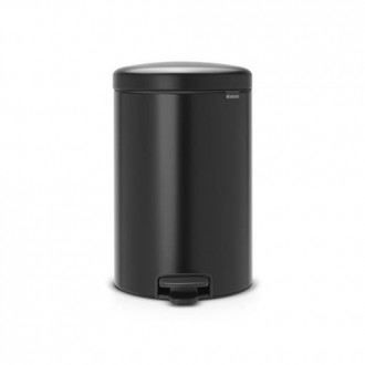 CUBO DE BASURA PEDAL NEGRO 20L NEWICON 114106